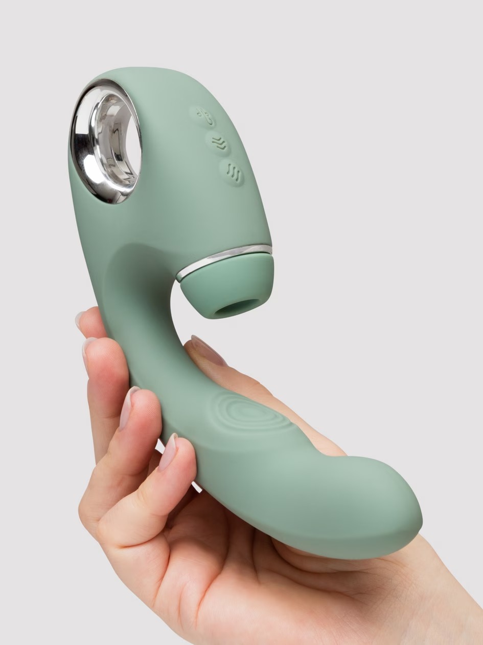 Lovehoney Dual Embrace Pulsing Clitoral Suction Dual Stimulator